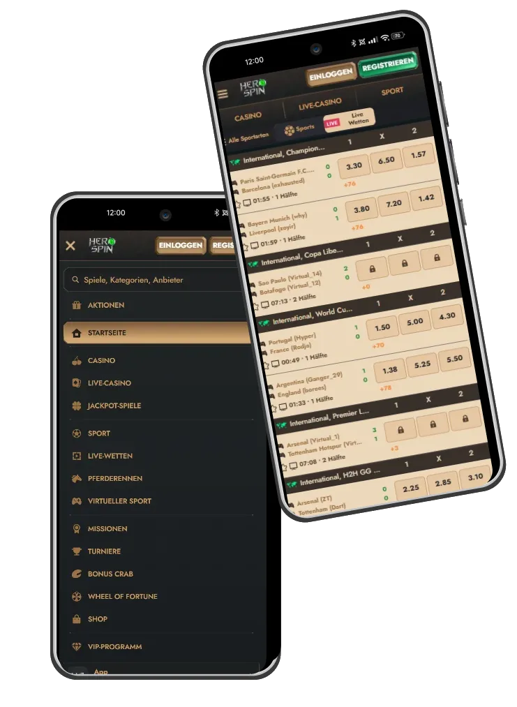 hero spin casino mobile